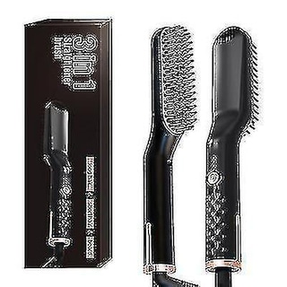 Foto 1 | Foto 1 | Peine Eléctrico Para Barba Para Cabello Liso Y Rizado Para Hombres - Venta Internacional.