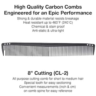 Foto 2 | Foto 2 | Peine De Corte Olivia Garden Carbonlite 8.5 Carbon - Venta Internacional.