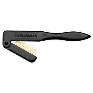 Foto 2 | Foto 2 | Modelo Plegable Ilashcomb Tweezerman N.º 1054-r Con Dientes Chapados En Oro - Venta Internacional.