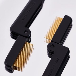 Foto 3 | Foto 3 | Modelo Plegable Ilashcomb Tweezerman N.º 1054-r Con Dientes Chapados En Oro - Venta Internacional.