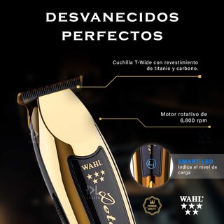 Foto 4 | Foto 4 | Recortadora Wahl Profesional Cordless Detailer Li Gold 5 Star