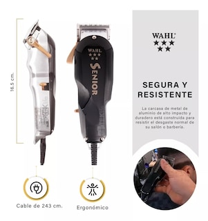 Foto 7 | Foto 7 | Combo Clipper Senior Wahl con Paquete de Peines Guía