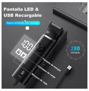 Foto 4 | Foto 4 | Cortadora de Cabello Eléctrica Sejoy Negra 8 en 1