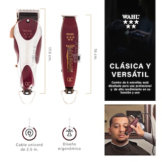 Foto 3 | Foto 3 | Cortadora Y Terminadora De Cabello Wahl Unicord Combo Profesional Alambricas