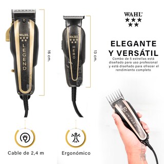 Foto 3 | Foto 3 | Combo Profesional Cortadoras Barber + Afeitadora Vanish Wahl