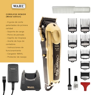 Foto 2 | Foto 2 | Combo Wahl Recortadora Detailer Gold Y Magic Clip Gold Cordless, Profesional, 100 Min Autonomía