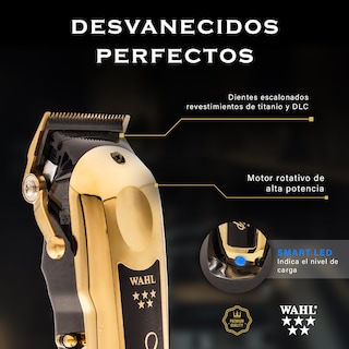 Foto 4 | Foto 4 | Combo Wahl Recortadora Detailer Gold Y Magic Clip Gold Cordless, Profesional, 100 Min Autonomía