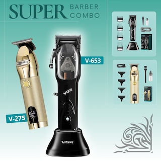 Foto 4 | Foto 4 | Máquina para Cortar Cabello Pelo Combo VGR Clipper Trimmer
