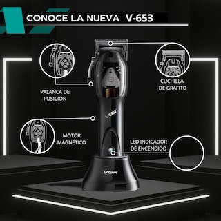 Foto 7 | Foto 7 | Máquina para Cortar Cabello Pelo Combo VGR Clipper Trimmer