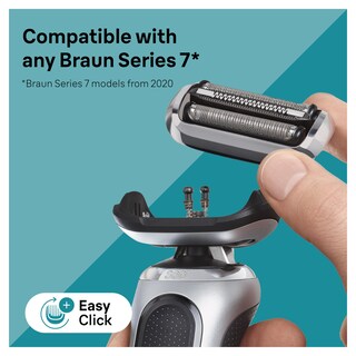 Foto 6 | Foto 6 | Afeitadora Eléctrica Braun Series 7 74s Con Cabezal De Repuesto, Color Plateado - Venta Internacional.