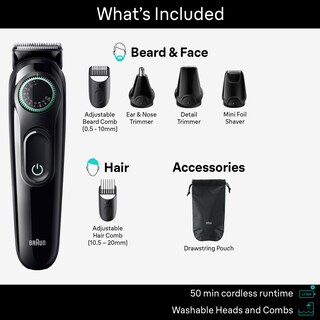 Foto 2 | Foto 2 | Kit Trimmer Braun All-in-one Style Series 3 3470 Para Hombre - Venta Internacional.