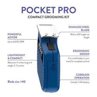 Foto 2 | Foto 2 | Recortadora De Caballos Wahl Professional Animal Pocket Pro Equine Blu - Venta Internacional.