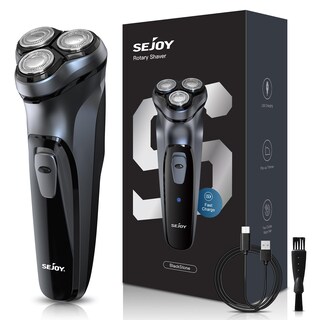 Foto 1 | Foto 1 | Maquinilla De Afeitar Eléctrica Sejoy Para Hombre, Inalámbrica, Lavable Y Recargable - Venta Internacional.