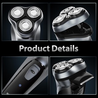 Foto 3 | Foto 3 | Maquinilla De Afeitar Eléctrica Sejoy Para Hombre, Inalámbrica, Lavable Y Recargable - Venta Internacional.