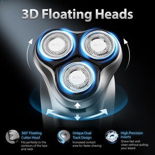 Foto 5 | Foto 5 | Maquinilla De Afeitar Eléctrica Sejoy Para Hombre, Inalámbrica, Lavable Y Recargable - Venta Internacional.