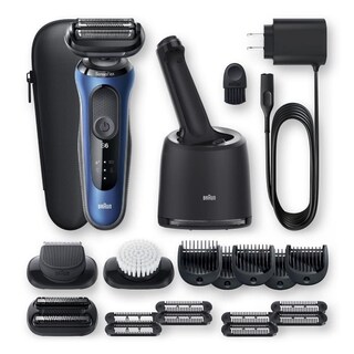 Foto 1 | Foto 1 | Maquinilla De Afeitar Eléctrica Braun Series 6 6095cc Para Hombre Azul - Venta Internacional.