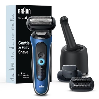 Foto 1 | Foto 1 | Afeitadora Eléctrica Braun Series 6 6177 Cc Para Hombre Húmedo Y Seco Azul - Venta Internacional.