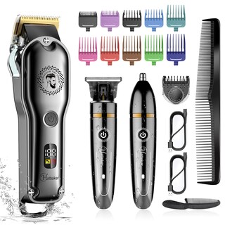 Foto 1 | Foto 1 | Cortadora de Cabello Hatteker con Cuchilla en T Inalámbrico- Venta Internacional