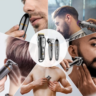 Foto 3 | Foto 3 | Cortadora de Cabello Hatteker con Cuchilla en T Inalámbrico- Venta Internacional