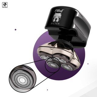 Foto 5 | Foto 5 | Maquinilla De Afeitar Eléctrica Skull Shaver Pitbull Silver Pro Para Hombre - Venta Internacional.