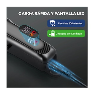Foto 2 | Foto 2 | Cortadora De Cabello Eléctrica Maquina Inalámbrica Negra