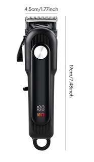 Foto 5 | Foto 5 | Cortadora De Cabello Eléctrica Maquina Inalámbrica Negra