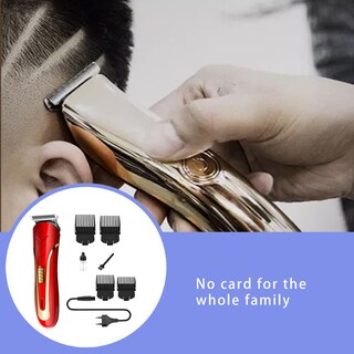 Foto 2 | Foto 2 | Cortapelos Hair Clipper + Nose  Inalámbrico  Profesional  Rojo - Venta Internacional.
