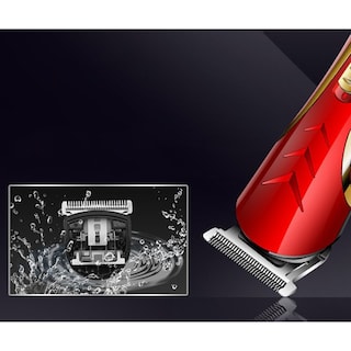 Foto 4 | Foto 4 | Cortapelos Hair Clipper + Nose Inalámbrico Profesional Rojo - Venta Internacional.