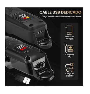 Foto 4 | Foto 4 | Máquina Para Cortar Pelo Cortadora De Cabello Con Pantalla