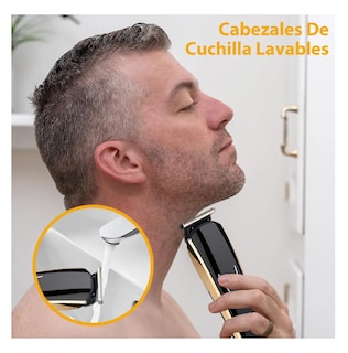 Foto 5 | Foto 5 | 16 En 1 Maquina Para Cortar Cabello Rasuradora Eléctrica Barba Negro Dorado