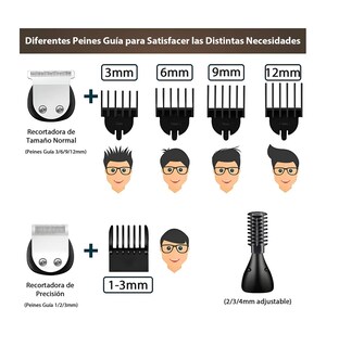 Foto 4 | Foto 4 | Maquina Para Cortar Cabello Rasuradora Eléctrica Barba Nariz Dorado