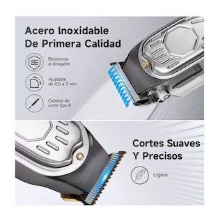 Foto 3 | Foto 3 | Cortadoras De Cabello Metálico Kit De Máquina De Cortar Pelo