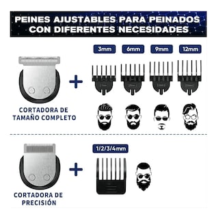 Foto 4 | Foto 4 | Cortadora de Cabello Electrica 6 En 1