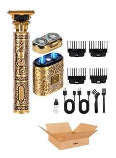 Foto 1 | Foto 1 | Rasuradora Eléctrica Afeitadora Recargable Cortadora de Pelo 2 en 1