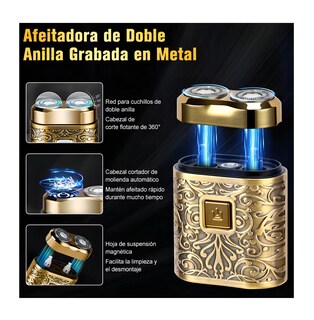 Foto 3 | Foto 3 | Rasuradora Eléctrica Afeitadora Recargable Cortadora de Pelo 2 en 1