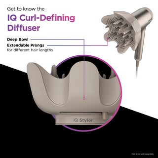 Foto 4 | Foto 4 | Difusor que Define Los Rizos Shark Xskhd1vd Hyperair Iq Para Cabello - Venta Internacional