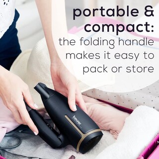 Foto 2 | Foto 2 | Secador De Pelo Beurer Hc25 Ionic 1600 W Anti Frizz Travel Negro/rosa - Venta Internacional.