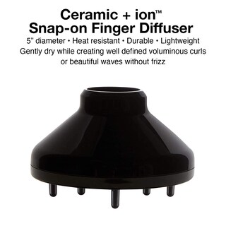 Foto 2 | Foto 2 | Secador Olivia Garden Ceramic + Ion Cidr1-df1 Black - Venta Internacional.