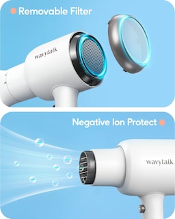 Foto 5 | Foto 5 | Secador De Pelo Wavytalk 1875w Con Difusor Y Concentrador Blanco - Venta Internacional.