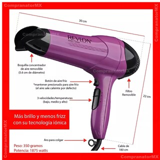 Foto 6 | Foto 6 | Secadora Revlon Rvdr773la1n2 Anti-frizz Morada