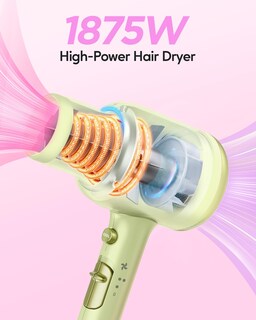 Foto 3 | Foto 3 | Secador De Pelo Wavytalk Professional 1875w Ionic Con Difusor Verde - Venta Internacional.