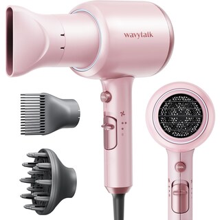 Foto 1 | Foto 1 | Secador De Pelo Wavytalk Professional 1875w Con Difusor Rosa - Venta Internacional.