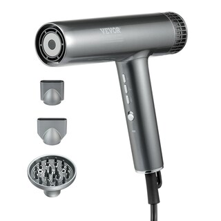 Foto 1 | Foto 1 | Secador De Pelo Vevor Professional 1875 W, 3 Temperaturas, 3 Velocidades, Gris Oscuro - Venta Internacional.