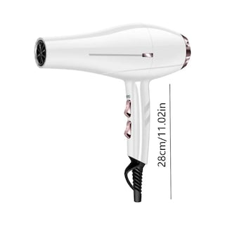 Foto 4 | Foto 4 | Secadora De Cabello Profesional Secadora Con Difusor 12 En 1 Eo Safe Imports Esi-20369 Blanco