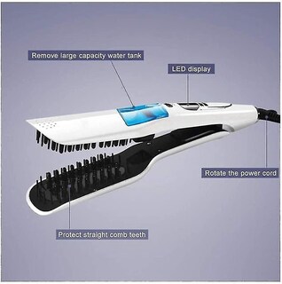 Foto 2 | Foto 2 | Peine Vaporizador De Vapor De Iones Negativos Para Alisar El Cabello - Venta Internacional.
