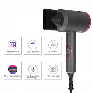 Foto 2 | Foto 2 | Secador De Pelo Huoguo Ionic 1800w Professional De Secado Rápido - Venta Internacional.