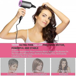 Foto 3 | Foto 3 | Secador De Pelo Huoguo Ionic 1800w Professional De Secado Rápido - Venta Internacional.