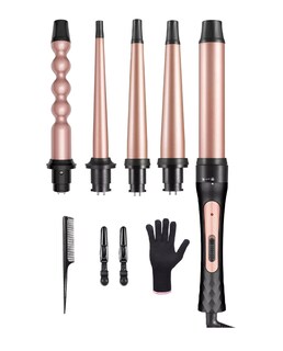 Foto 1 | Foto 1 | Plancha Rizadora de Cabello Lab.G 5 en 1 Rosa con Negro Cerámica Profesional