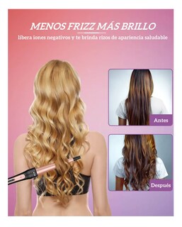 Foto 4 | Foto 4 | Plancha Rizadora de Cabello Lab.G 5 en 1 Rosa con Negro Cerámica Profesional