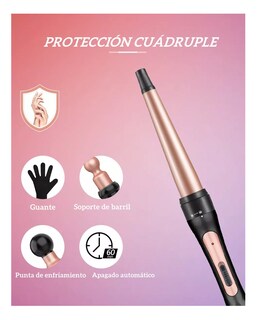 Foto 5 | Foto 5 | Plancha Rizadora de Cabello Lab.G 5 en 1 Rosa con Negro Cerámica Profesional